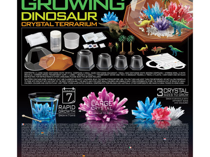 4M Kristallide kasvatamise komplekt Dinosaurustega kristall-terraarium