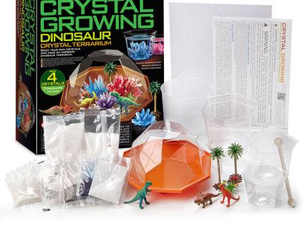 4M Kristallide kasvatamise komplekt Dinosaurustega kristall-terraarium
