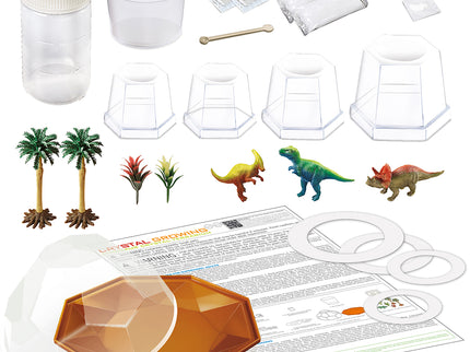 4M Kristallide kasvatamise komplekt Dinosaurustega kristall-terraarium