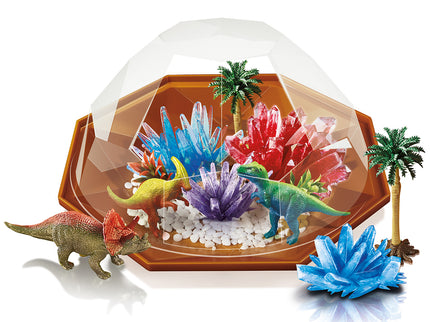 4M Kristallide kasvatamise komplekt Dinosaurustega kristall-terraarium