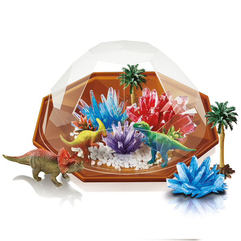 4M Kristallide kasvatamise komplekt Dinosaurustega kristall-terraarium