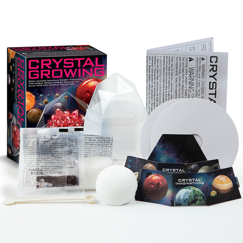 4M Kristallide kasvatamise komplekt - punane