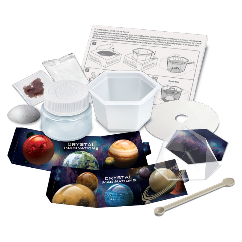 4M Kristallide kasvatamise komplekt - punane