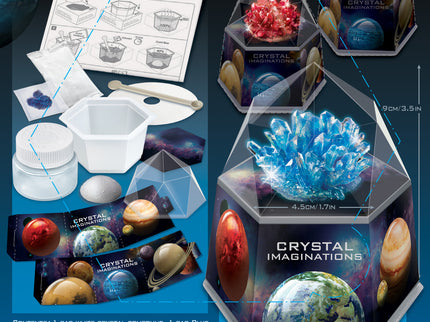 4M Kristallide kasvatamise komplekt - sinine