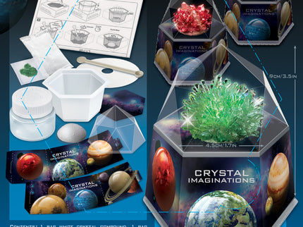 4M Kristallide kasvatamise komplekt - roheline