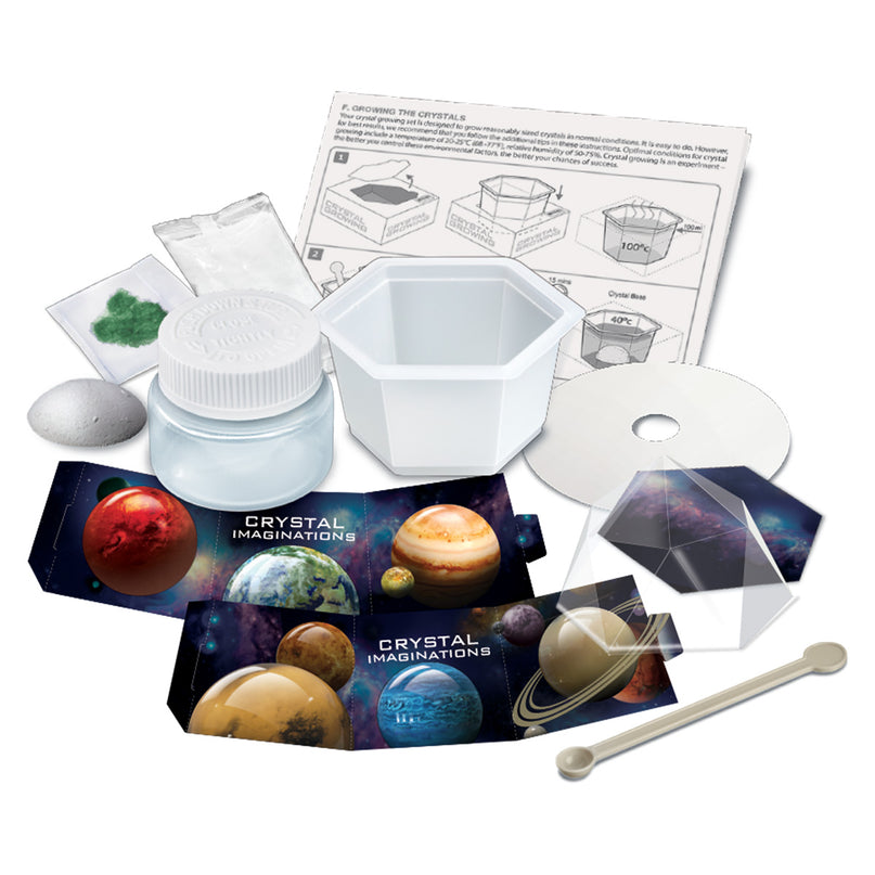 4M Kristallide kasvatamise komplekt - roheline