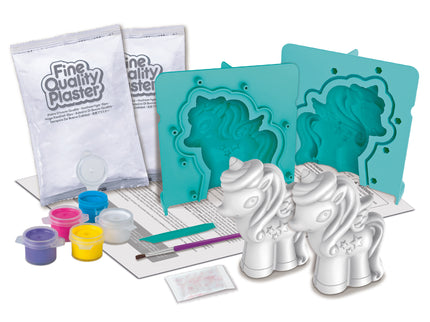 4M 3D Mould & Paint DIY Kipsi valamise komplekt „Säravad ükssarvikud“