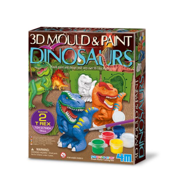 4M 3D vorm ja värv Dinosaurused