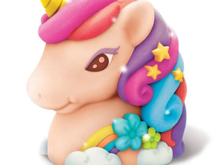 4M KidzMaker Värvi enda mini särav ükssarviku hoiupank