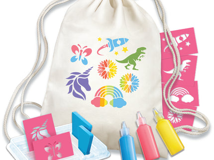 4M KidzMaker DIY komplekt Seljakoti värvimine šabloonidega