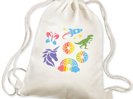 4M KidzMaker DIY komplekt Seljakoti värvimine šabloonidega