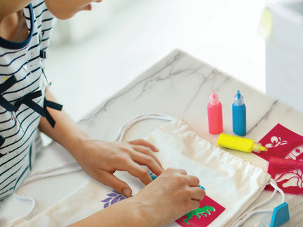 4M KidzMaker DIY komplekt Seljakoti värvimine šabloonidega