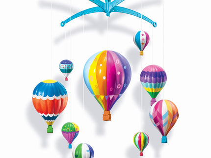 4M KidzMaker DIY komplekt Värvi ise kuumaõhupallide karusell