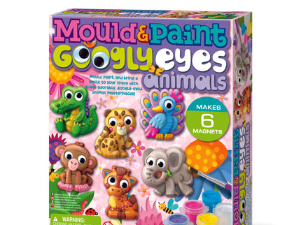 4M Mold &amp; Paint DIY komplekt Silmadega loomad