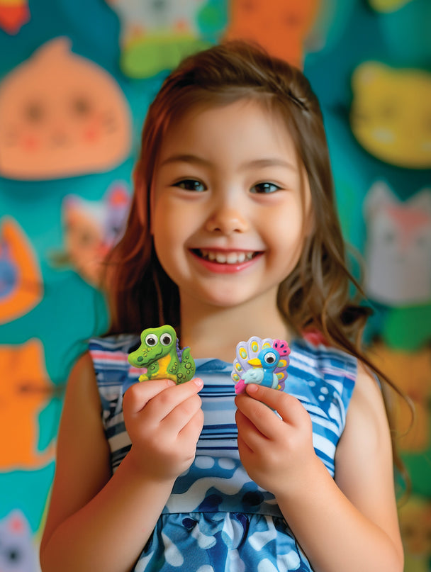 4M Mold &amp; Paint DIY komplekt Silmadega loomad