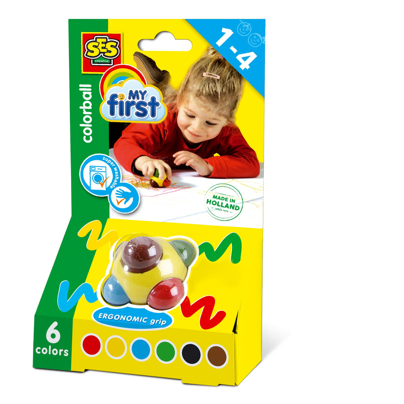 SES Värvipall 6 värviga