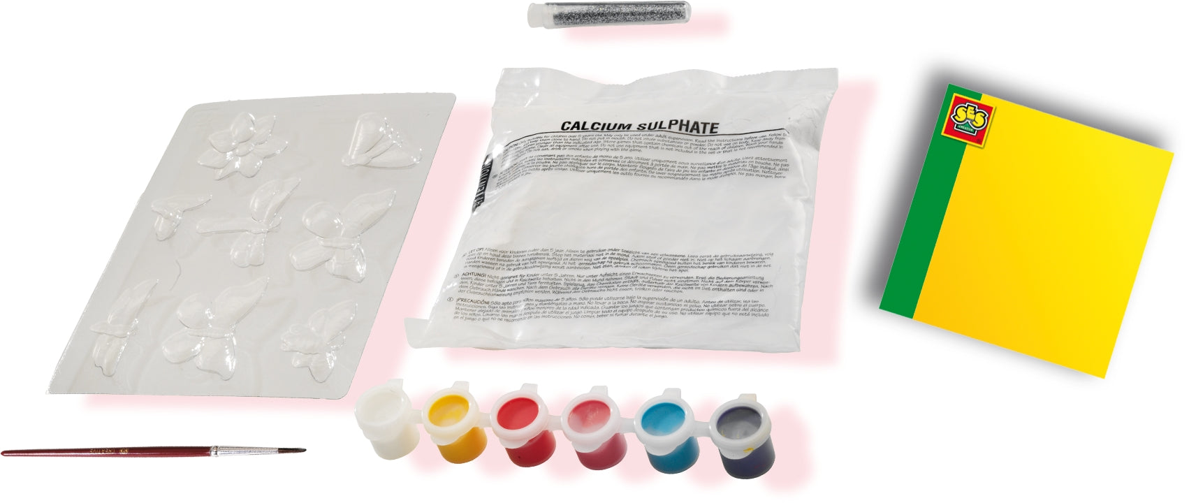 SES Kipsi mingise komplekt Sädelevad liblikad