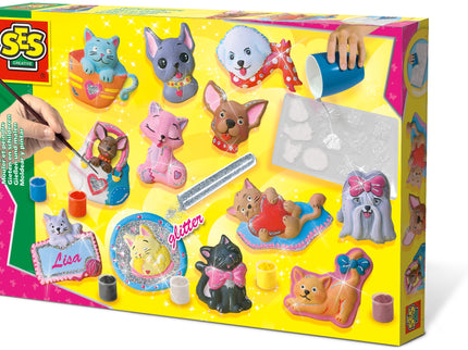 SES Kipsi mingise komplekt Kassid ja koerad