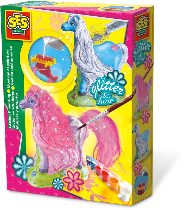 SES Kipsi valamise komplekt Sädelev hobune