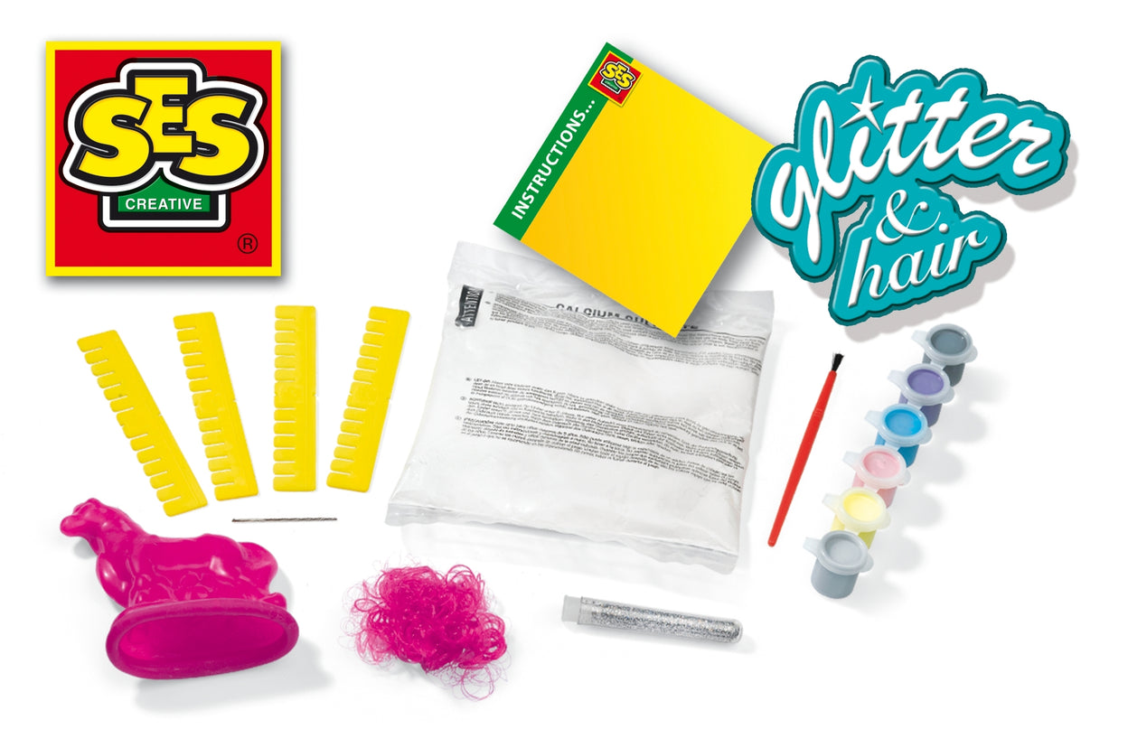 SES Kipsi valamise komplekt Sädelev hobune