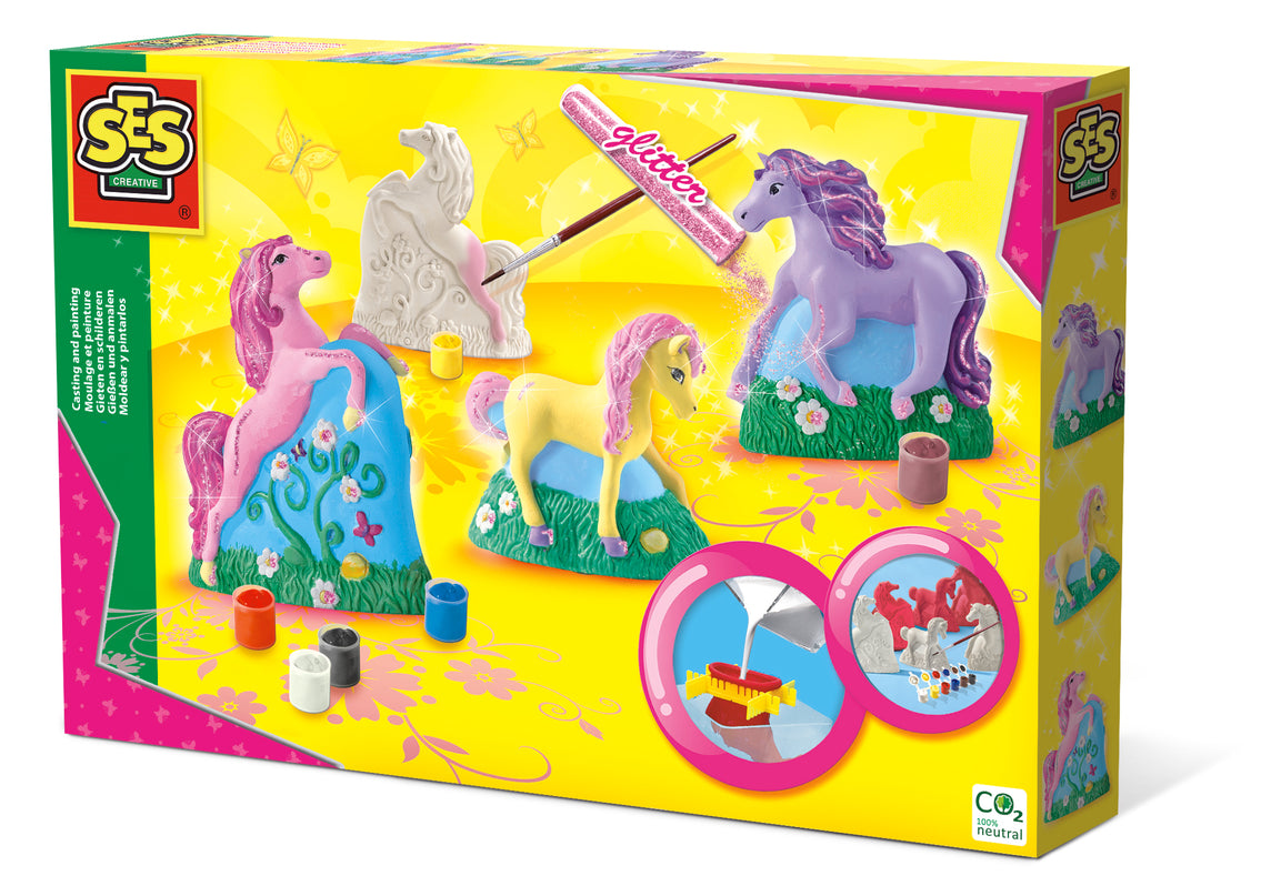 SES Kipsi mingise komplekt 3D hobused