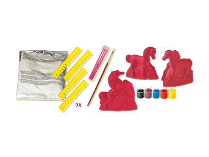 SES Kipsi mingise komplekt 3D hobused