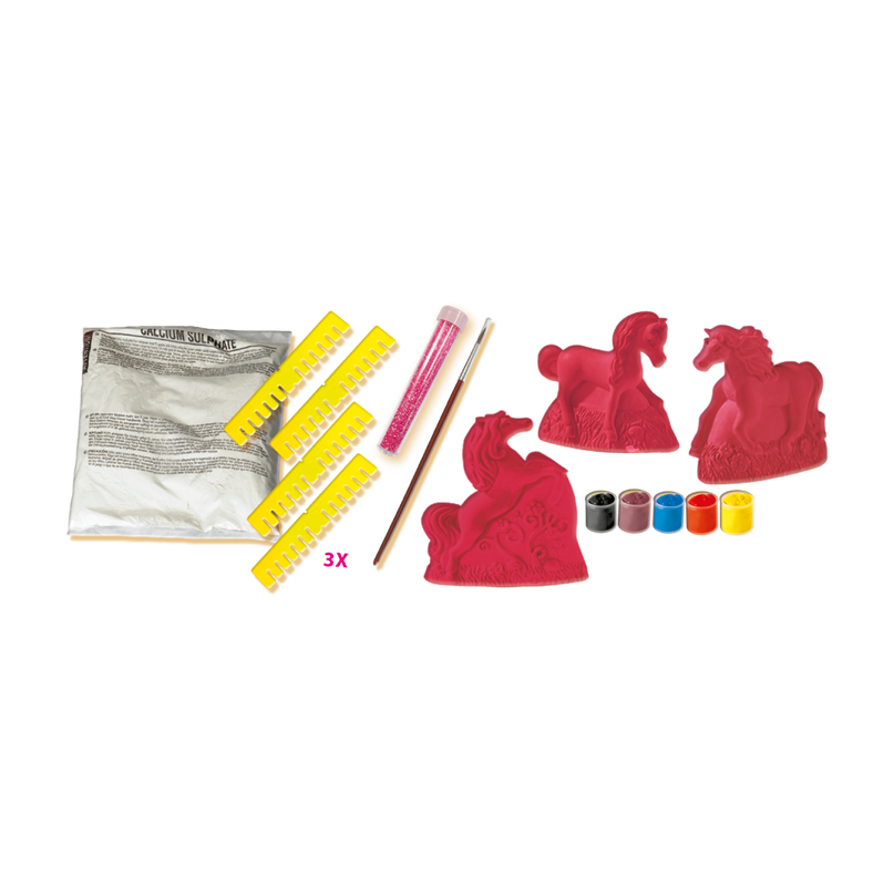 SES Kipsi mingise komplekt 3D hobused