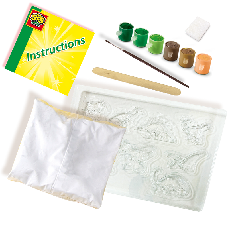 SES Kipsi mingise komplekt Dinosauruste maailm