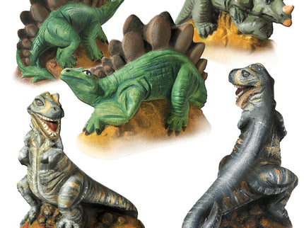 SES  Kipsi valamise komplekt Dinosaurused