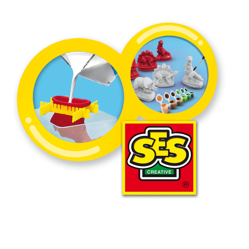 SES  Kipsi valamise komplekt Dinosaurused