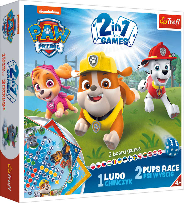 TREFL PAW PATROL lauamäng 2 in 1, Käpapatrull