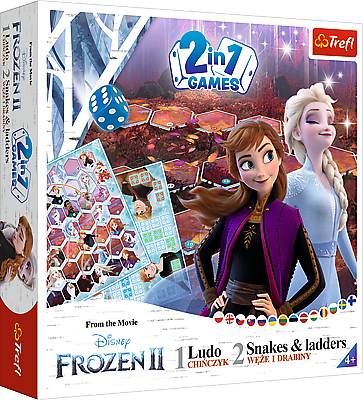 TREFL FROZEN lauamäng 2 in 1, Lumekuninganna 2