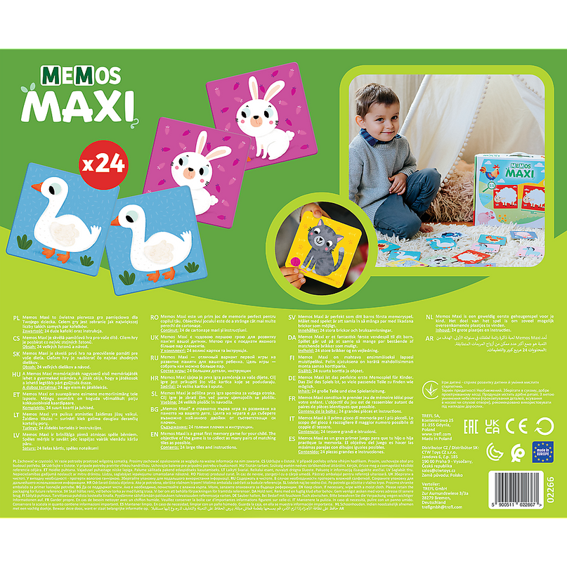 TREFL Memo Maxi, Farmiloomad