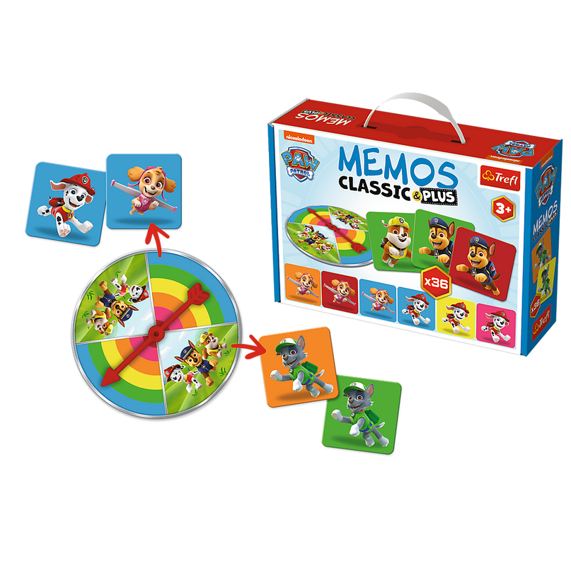 TREFL PAW PATROL Memo klassikaline Plus Käpapatrull