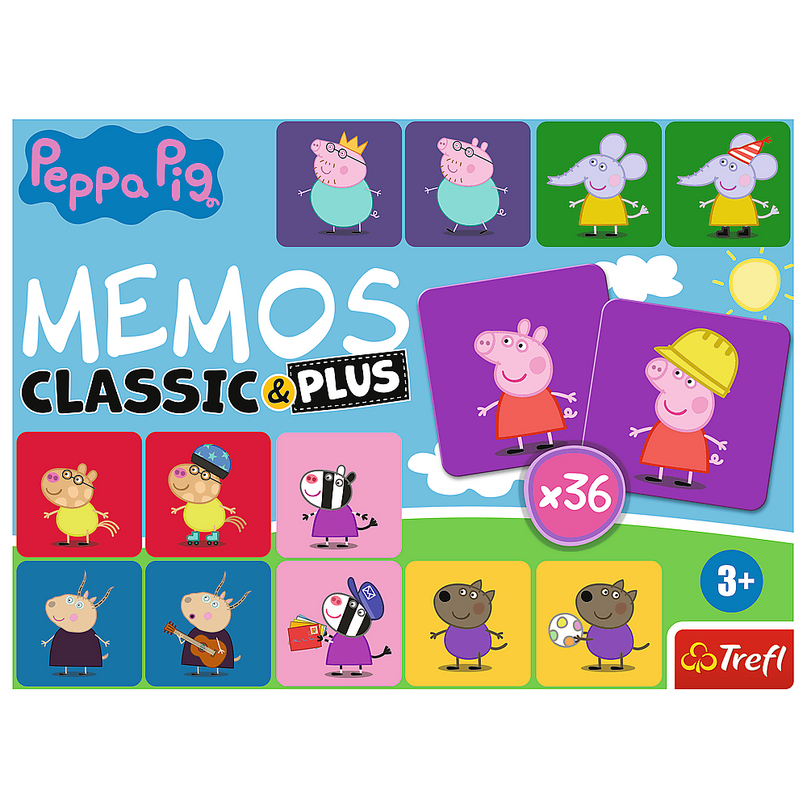 TREFL PEPPA PIG Memo Classic Plus