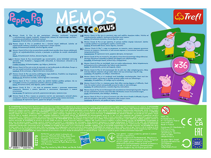 TREFL PEPPA PIG Memo Classic Plus