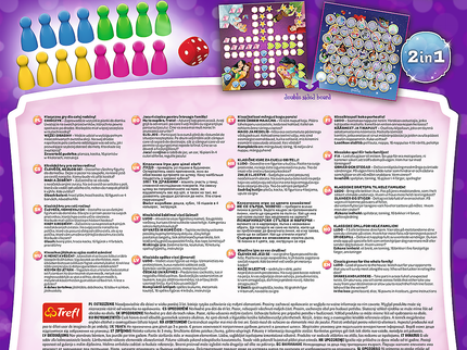 TREFL DISNEY PRINCESS lauamäng 2 in 1 Printsessid