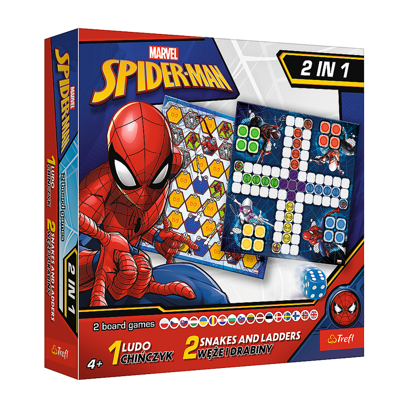 TREFL SPIDER-MAN lauamäng 2 in 1 Ämblikmees