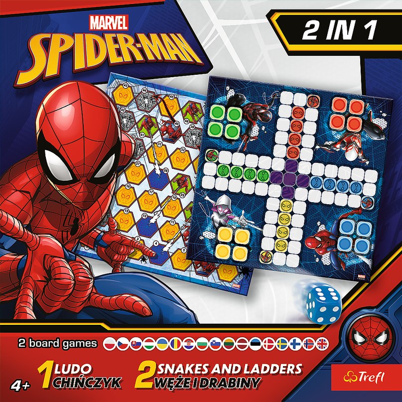 TREFL SPIDER-MAN lauamäng 2 in 1 Ämblikmees