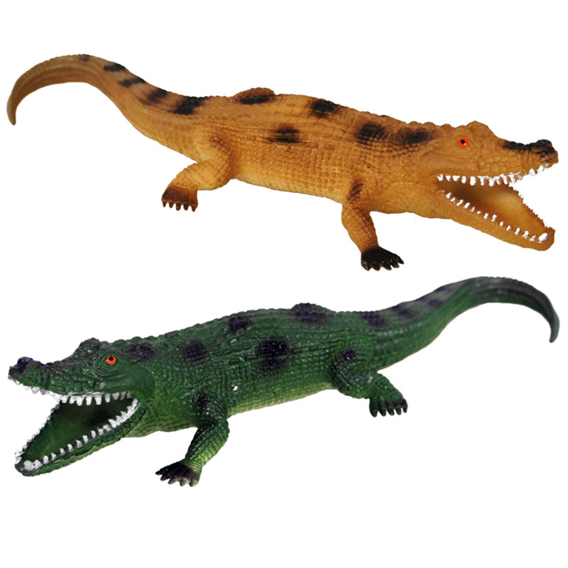 Piiksuv mänguasi, krokodill 25cm