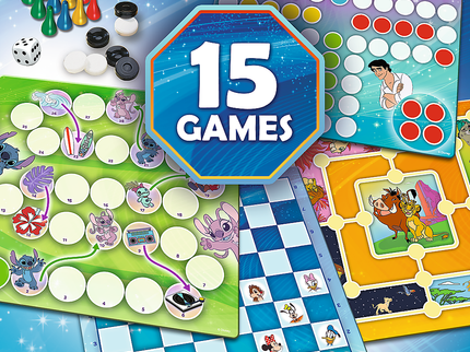 TREFL DISNEY lauamängude komplekt 15-ühes