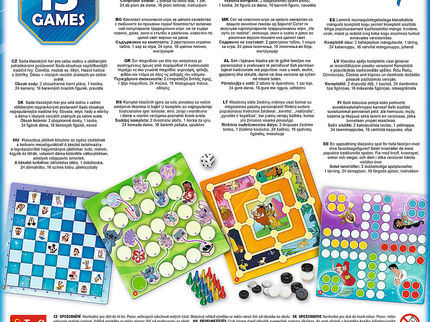 TREFL DISNEY lauamängude komplekt 15-ühes