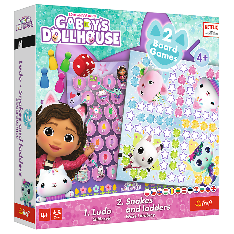 TREFL GABBY´S DOLLHOUSE lauamäng 2 in 1