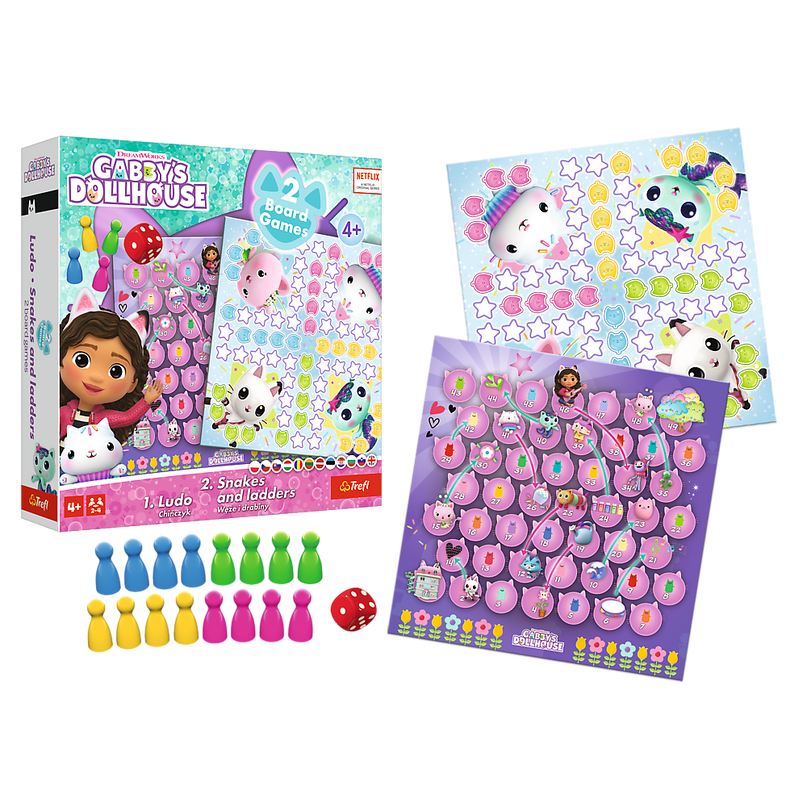 TREFL GABBY´S DOLLHOUSE lauamäng 2 in 1