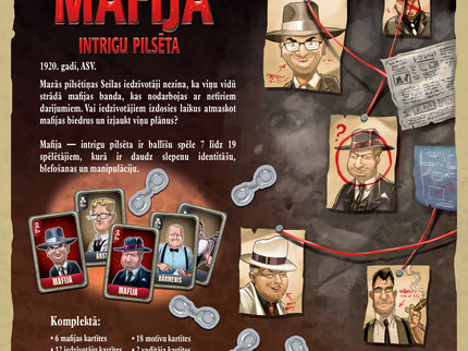 TREFL Mafia board game (in Latvian lang.)