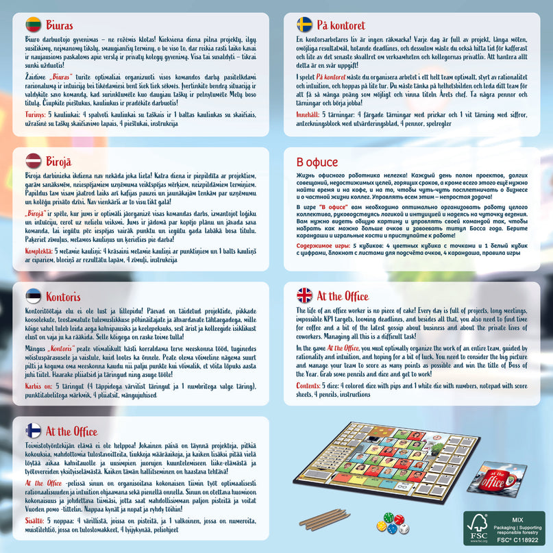 TREFL lauamäng Kontoris