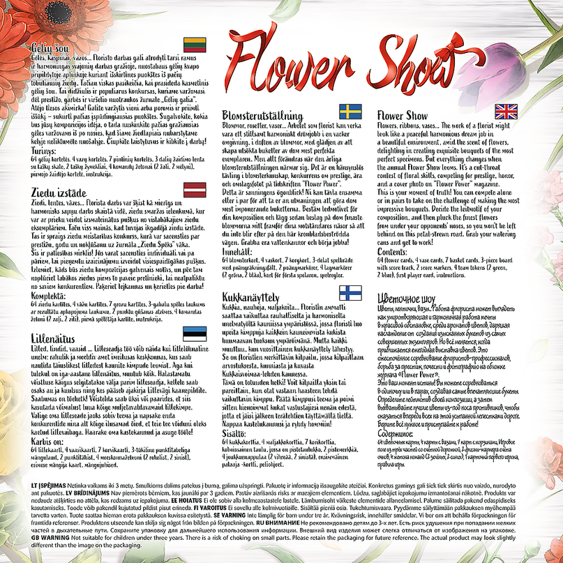 TREFL lauamäng Lillenäitus