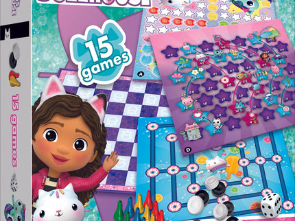 TREFL GABBY´S DOLLHOUSE lauamängude komplekt 15-ühes