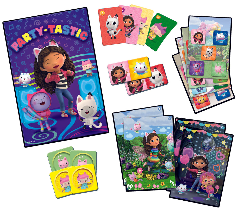 TREFL GABBY´S DOLLHOUSE lauamängude komplekt 8in1 Mix&amp;Play Gabby's Dollhouse