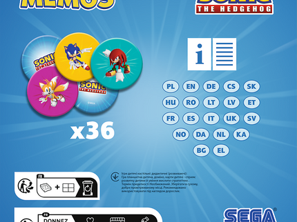 TREFL SONIC THE HEDGEHOG Memo 36 Sonic